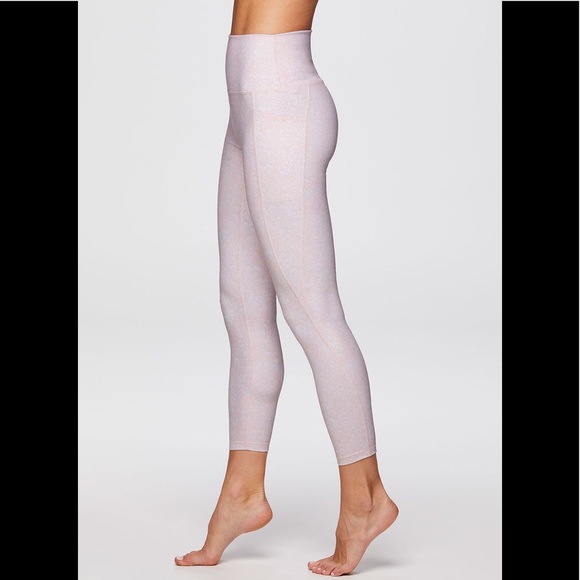 RBX Pants - RBX High waist ankle leggings “pink cheetah “